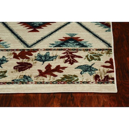 Palacedesigns 39 x 63 in. Ivory Polypropylene Rug PA3661185